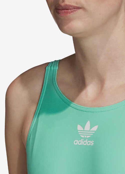 Zelené športové plavky Adidas