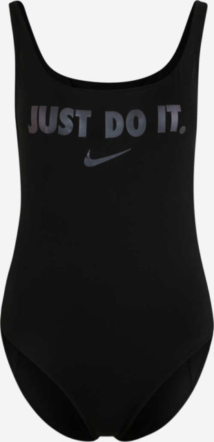 Čierne športové dámske dvojdielne plavky Nike Just do it