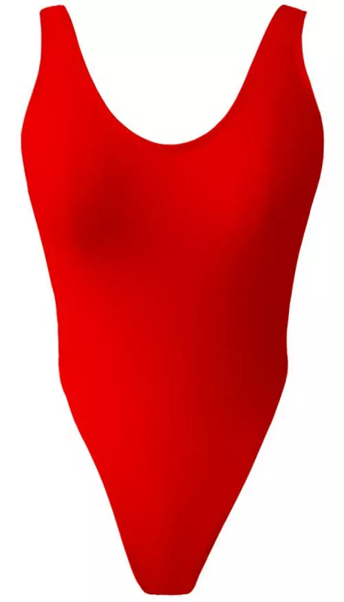Červené tanga monokiny